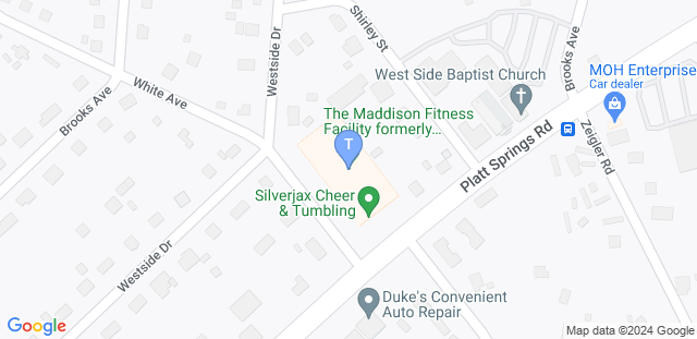 Map to The Maddison Fitness Facility- TMF